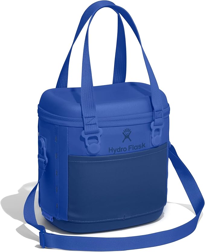 Hydro Flask Carryout Cooler - Insulated Portable Soft Cooler - 10 L Capacity in Capri Blue
