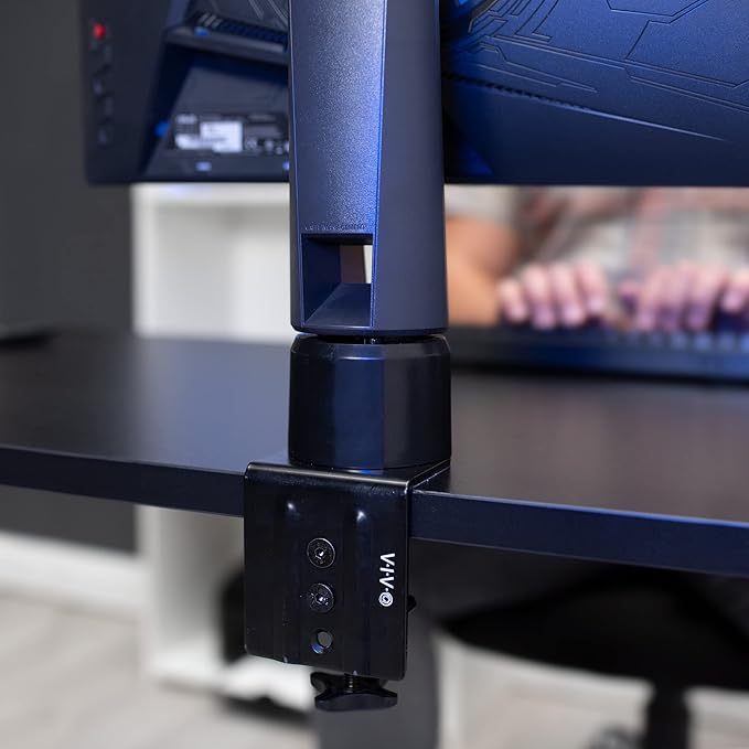 VIVO Desk Clamp Adapter Designed for ASUS ROG Monitors, Supports Most PG and XG Series Models, For Compatible ASUS Monitors Only, C-Clamp Design, Easy Set-Up, MOUNT-ASROG