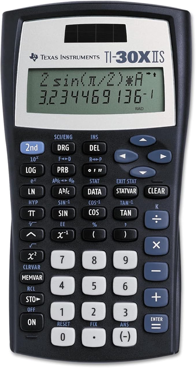 TI 30XIIS RETAIL Package 2 Line Disp/Dual Power By TEXAS INSTRUMENTS