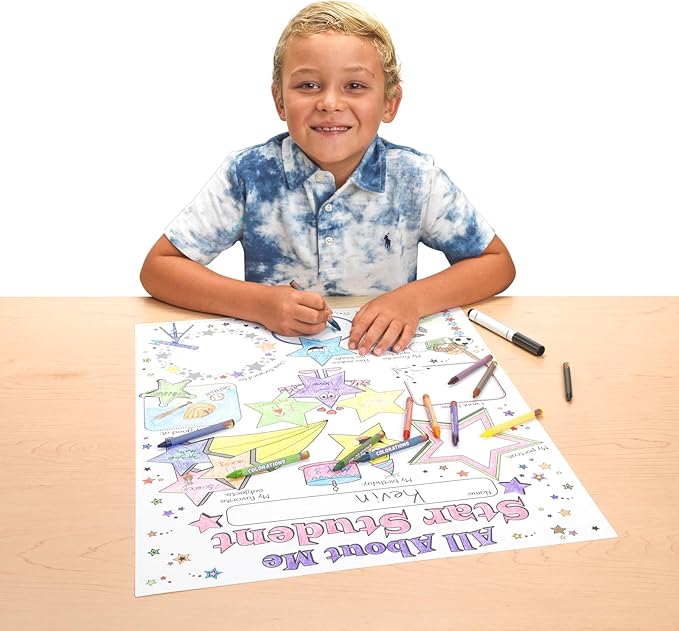 Ready-to-Decorate All About Me Star Student Posters - 24 Posters