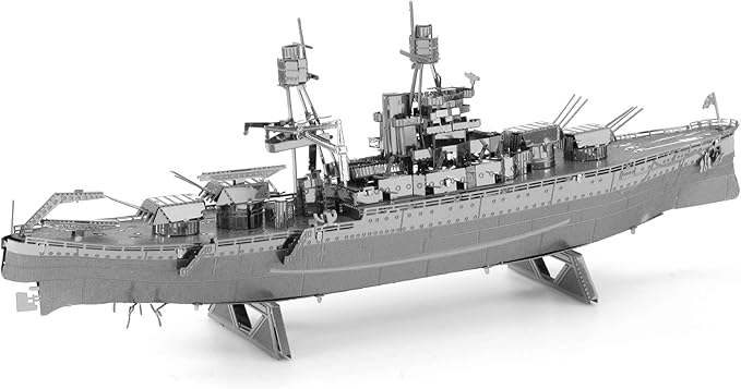 Metal Earth Military USS Arizona Ship 3D Metal Model Kit Fascinations