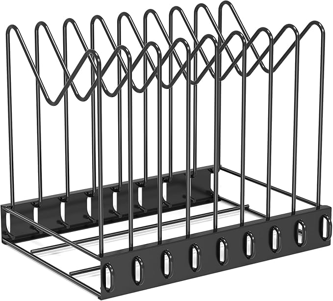 File Organizer for Desk,Clipboard Stand,Wire Caddy,Chopping Board Organizer,File Folder Holder/Rack,File Sorter,Desktop Record Holder,8 Sections Storage,Anti-Scratch/Rusty,Stable,Adjustable