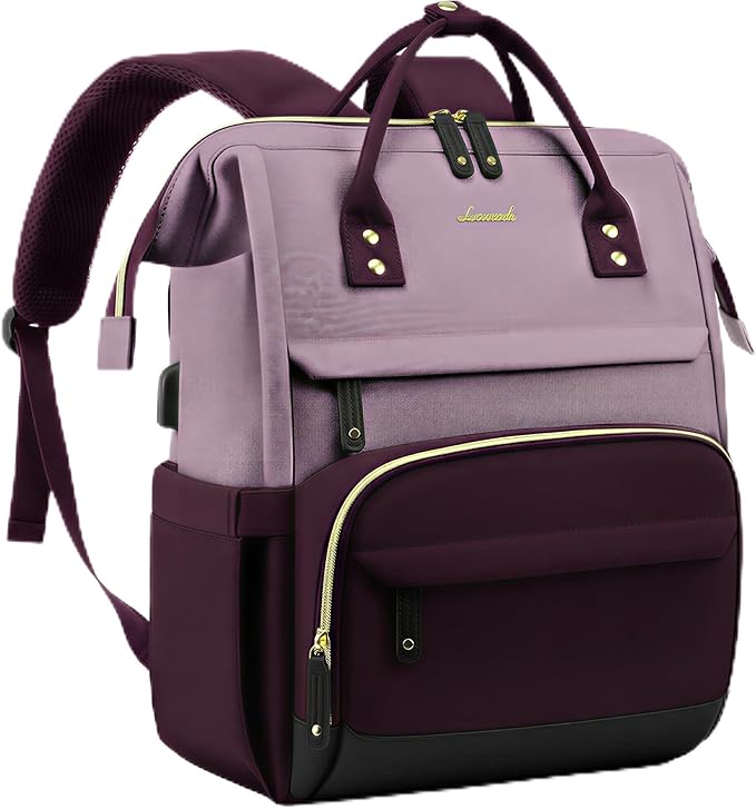 LOVEVOOK Laptop Backpack for Women, 15.6 Inch Work Business Backpacks Purse With Large Capacity