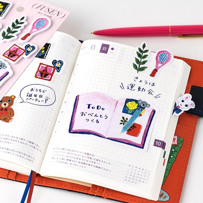 Hobonichi Techo Accessories Yumi Kitagishi: Hobonichi Sticky Note Tabs - My Room