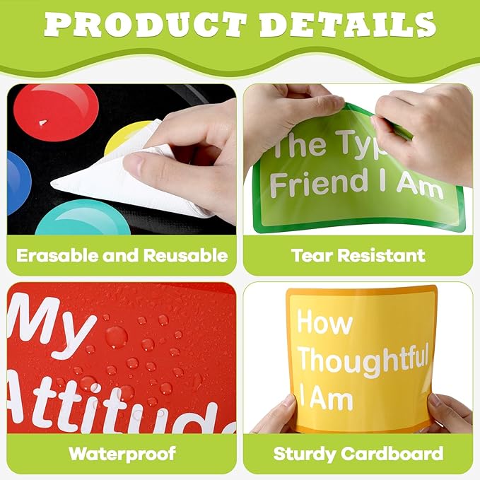 Video Game Theme Classroom Bulletin Board Decorations Set Growth Mindset Mental Health Inspirational Cutouts for School Students Teachers Chalkboard What Can I Control Theme Wall Decor