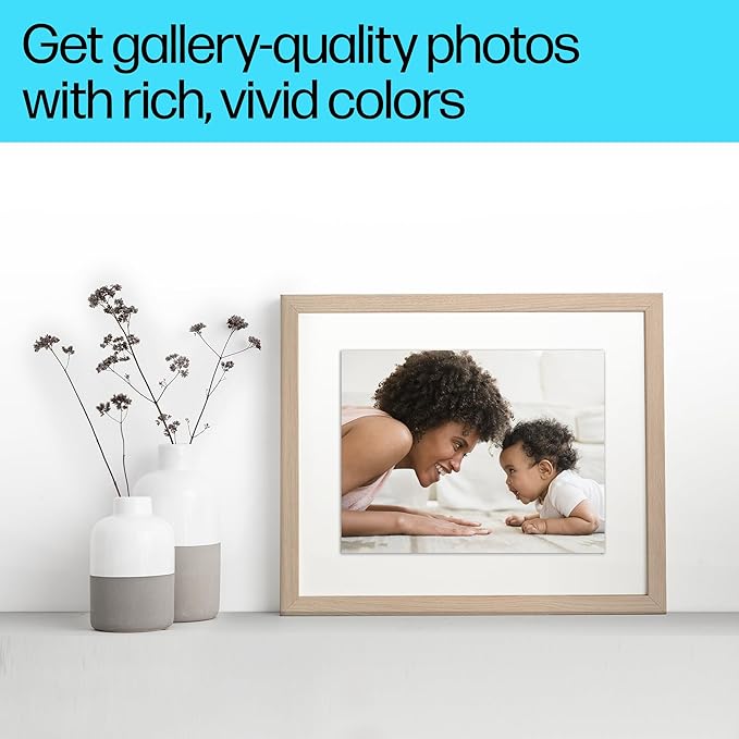 HP Premium Plus Photo Paper - Designed for HP Inkjet Printers, Glossy, 8.5x11 in, 50 sheets (CR664A) White (Pack of 5)