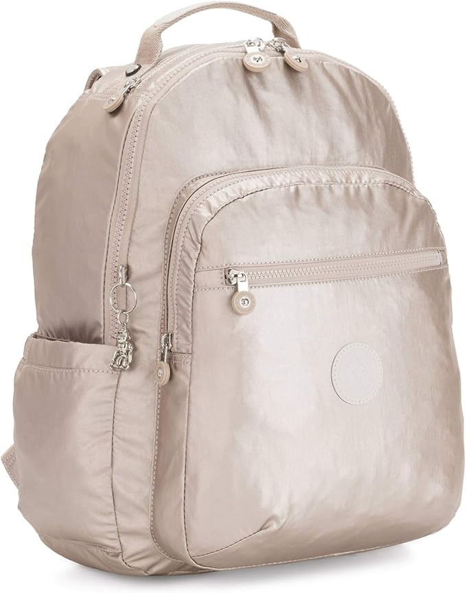 Kipling Women's Seoul 15" Laptop Backpack, Durable, Roomy with Padded Shoulder Straps, Built-In Protective Sleeve