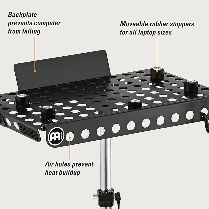 Meinl Percussion TMLTS Double Braced Tripod Laptop Table Stand, Steel