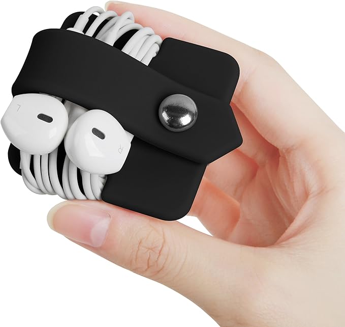 Cord Organizer Earbuds Holder Earphones Wrap Headset Headphone Wrap Winder Cord Manager Cable Winder Set of 2