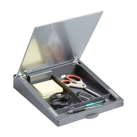 ECR4Kids MessageStor Dry-Erase Glass Board Memo Station, Desk Organizer, Birds