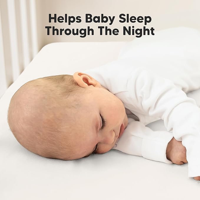 2-Pack Waterproof Crib Sheets for Boys, Girls - 52x28 Fitted Organic Cotton Baby Crib Sheets, Toddler Mattress Protector Cover, Washable, Soft & Durable Baby Bedding Essentials (Soft White)
