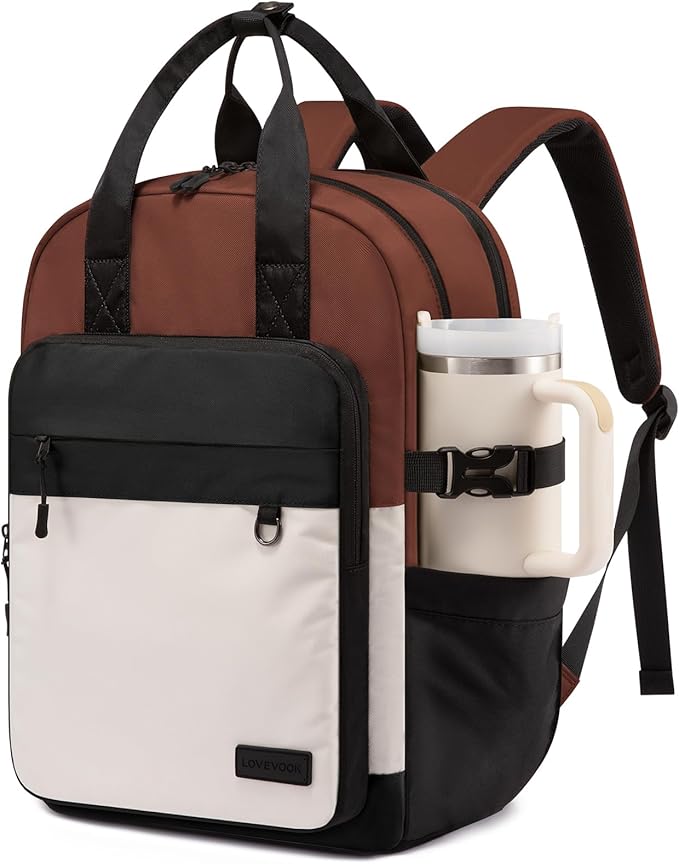 LOVEVOOK 17.3 Inch Laptop Backpack for Women, Travel Carry-On Backpack Purse, College Bookbag for Teen Girls School