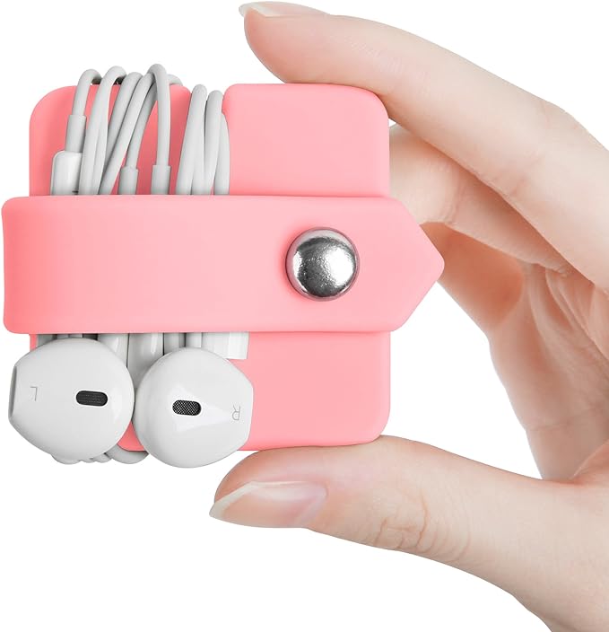Cord Organizer Earbuds Holder Earphone Wrap Earphones Organizer Headset Headphone Earphone Wrap Winder Cord Manager Cable Winder Set of 3