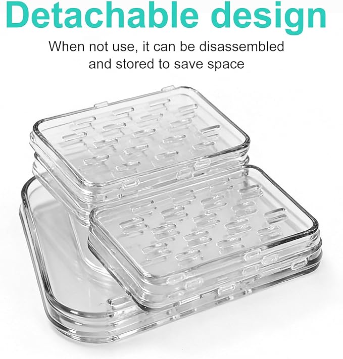 6 Pack Acrylic Magazine File Holders, Clear Desk Organizer and Storage Bins Holding Clear Bookend File Sorter, Desktop File Organizer, Magazine Holder Rack for Classroom, Home, and Office