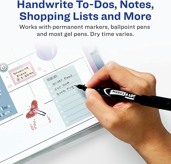 Avery Productivity Planner Sticker Pack, Calendar, Bullet Journaling, and Productivity, Great for to-Dos, Meetings, Budget, and More, 15 Sheets, 1,094 Planner Stickers (6777)