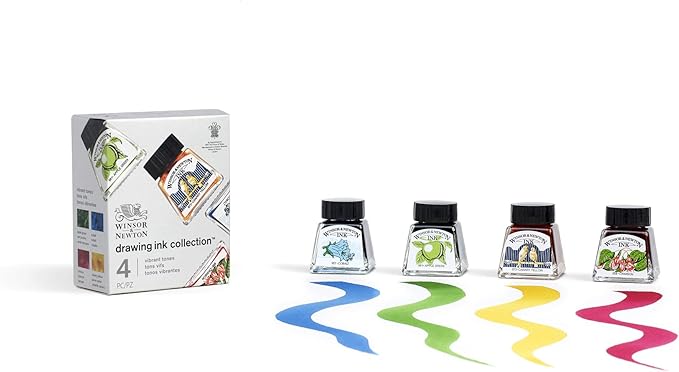 Winsor & Newton Drawing Ink, 14ml Bottle, Sunshine Yellow