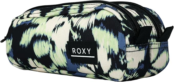 Roxy Da Rock Printed Supply Storage Bag Case (One Size) - Wild Wind Hibiscus Mirage