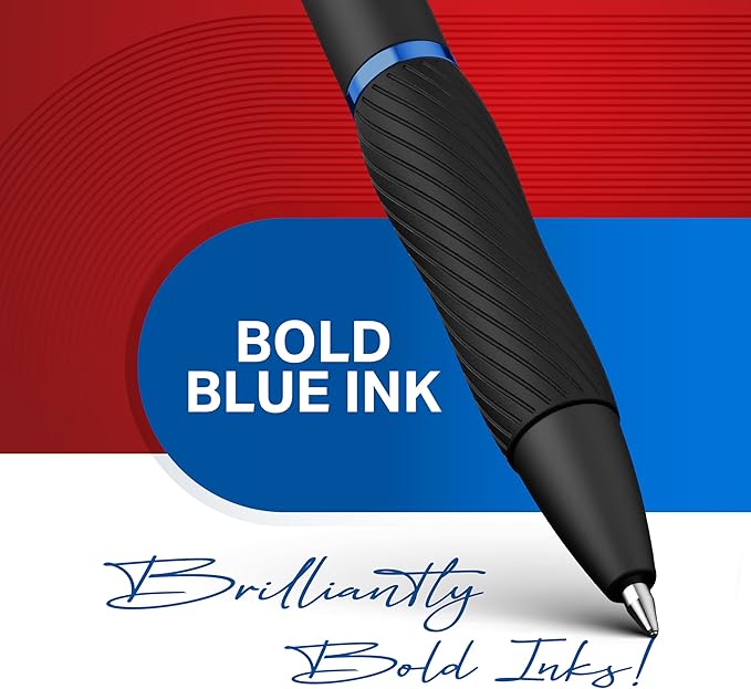 Sharpie S-Gel Pens, Medium Point (0.7mm), Blue Ink, 12 Count - Ideal for Writing, Journaling, Drawing, Coloring, Note-Taking, College Supplies