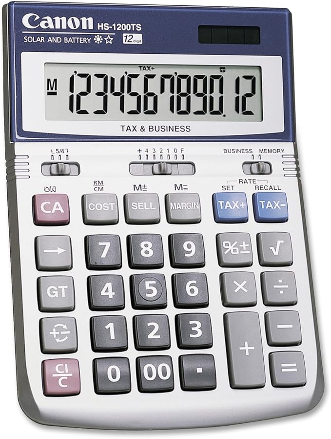 Canon Office Products HS-1200TS Business Calculator / 12 Pack