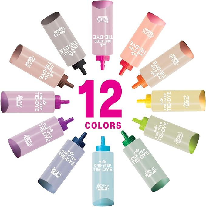Tulip One Step Tie Dye Kit: Super Big 12 Colors