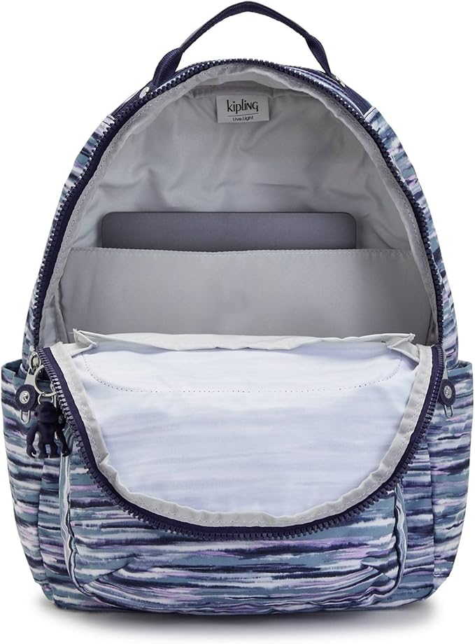 Kipling Women's Seoul 15 Laptop Backpack, Durable, Roomy with Padded Shoulder Straps, Nylon School Bag