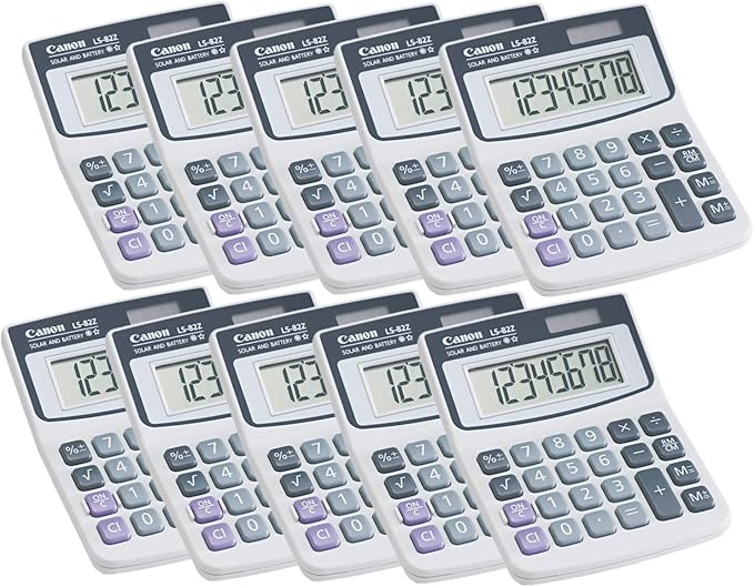 Canon LS-82Z Handheld Calculator / 10 Pack