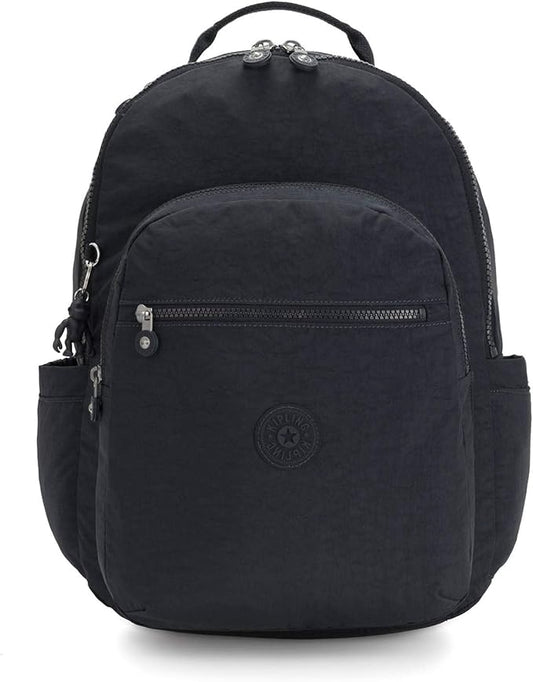 Kipling Women's Seoul 15" Laptop Backpack, Durable, Roomy with Padded Shoulder Straps, Built-In Protective Sleeve