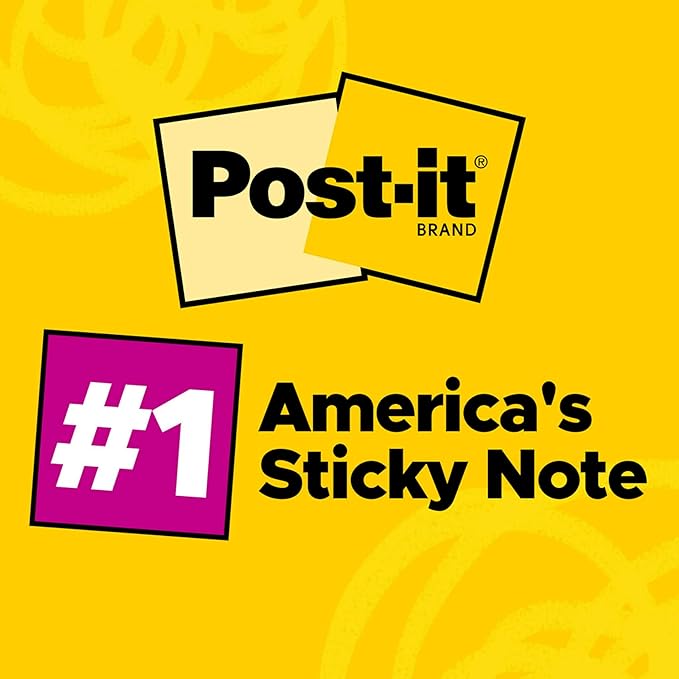 Post-it Notes Original Pads in Beachside Cafe Collection Colors, 3" x 5", 100 Sheets/Pad, 5 Pads/Pack