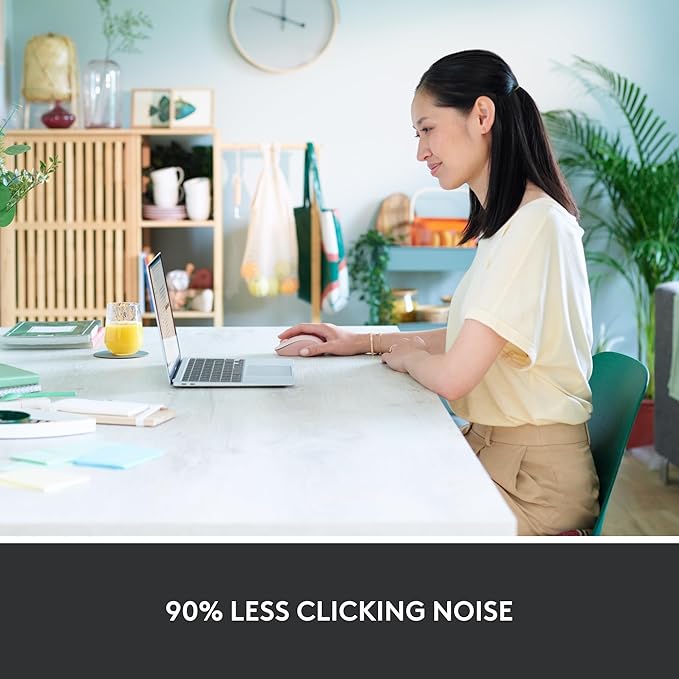 Logitech Signature M550 Wireless Mouse - for Small to Medium Sized Hands, 2-Year Battery, Silent Clicks, Bluetooth, Multi-Device Compatibility - Rose