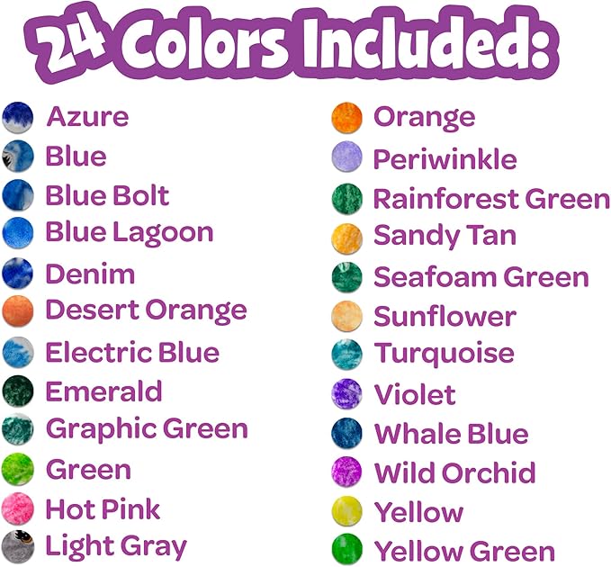 Crayola Scribble Scrubbie Pets Marker Refill & Expansion Set - 24 Washable Markers For Kids, Stocking Stuffers for Kids, Christmas Gifts For Girls & Boys [Amazon Exclusive]