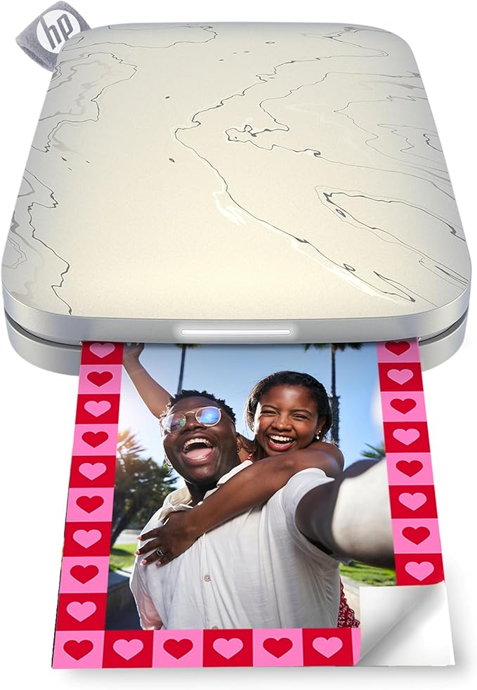 HP Sprocket Select 2.3x3.4 Instant Photo Printer, Print Pictures on Zink Sticky-Backed Paper from Your iOS & Android Device, Portable Printer for Home Use and Travel, Eclipse