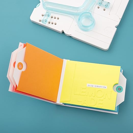 We R Memory Keepers Pocket Maker Punch Board, 6-Piece, Create Pockets to Store Keepsakes Over 100 Pocket Sizes, for Journaling, Scrapbooking, & More