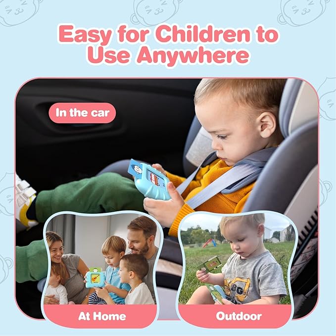 296 Sight Words Talking Flash Cards for Toddlers 1 2 3 4 5 Year Old, Pocket Speech, Sensory Speech Therapy Toys, Educational Learning Toys for Montessori and Autism Children, Gifts for Boys