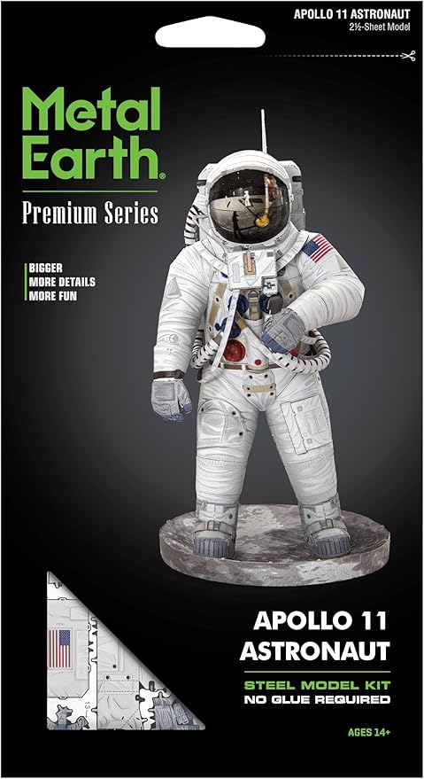 Metal Earth Premium Series Apollo 11 Astronaut 3D Metal Model Kit Fascinations