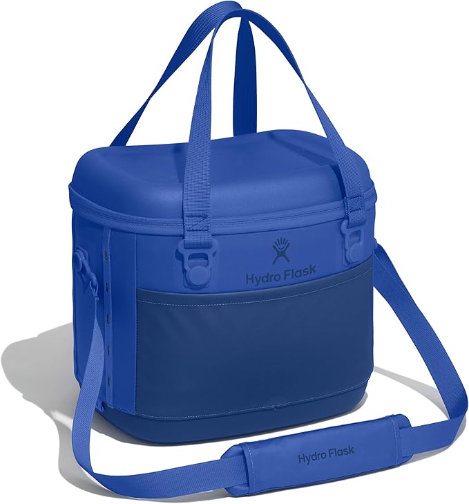 Hydro Flask Carryout Cooler - Insulated Portable Soft Cooler - 15 L Capacity in Capri Blue