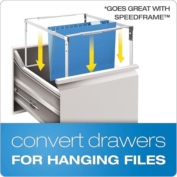 Pendaflex 04152 1/5 BLA Reinforced Hanging File Folders, Letter Size, Black, 1/5 Cut, 25/BX (4152 1/5 BLA)