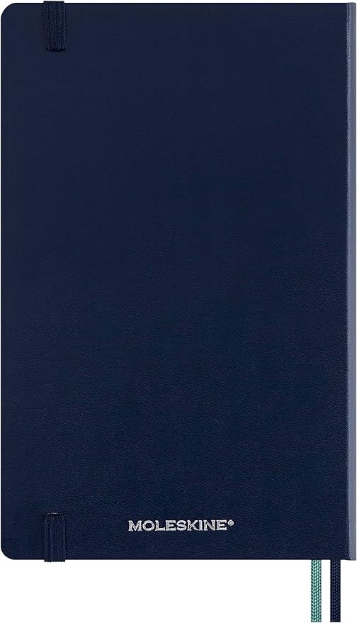 Moleskine Limited Edition Harry Potter Expecto Patronum spell Notebook with glow in the dark special-effect, Hard Cover, Ruled, Large (5" x 8.25"), Petrolum Blue, 176 pages