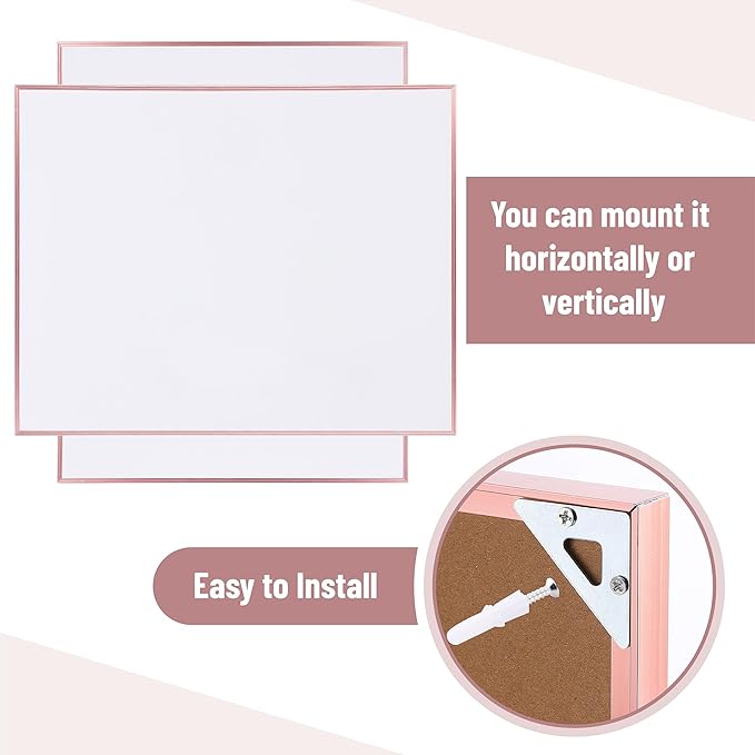 Mr. Pen- Small Dry Erase Board, 11x14 Inches, Whiteboard with Black Dry Erase Marker, Aluminum Frame, Magnetic Small White Board for Students, Home, Office and Classroom