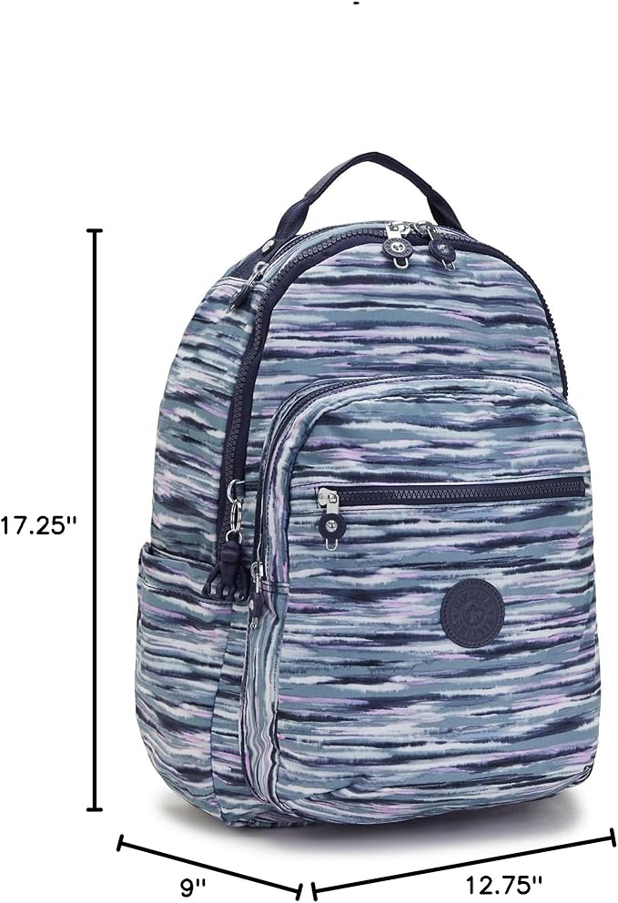 Kipling Women's Seoul 15 Laptop Backpack, Durable, Roomy with Padded Shoulder Straps, Nylon School Bag