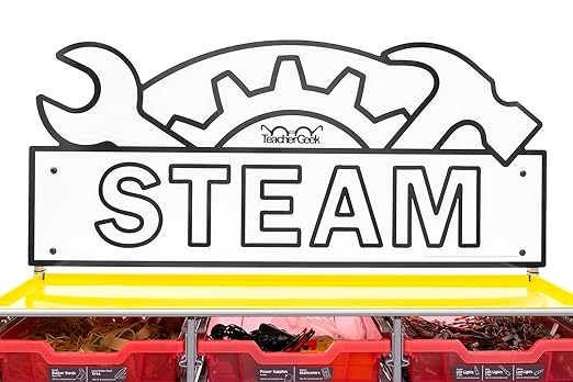 Maker Cart 2.0; Portable Maker Space with Curriculum & Activities for Classrooms & Schools (Elementary, Middle, High); Teacher Designed Science, Engineering, STEM, STEAM, DIY, NGSS Projects