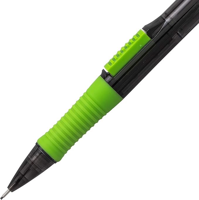 Pentel Quick Click Pop Mechanical Pencil, (0.7mm), Medium, 2 Eraser Refills, Pack of 4 (PD217ALEBP4)