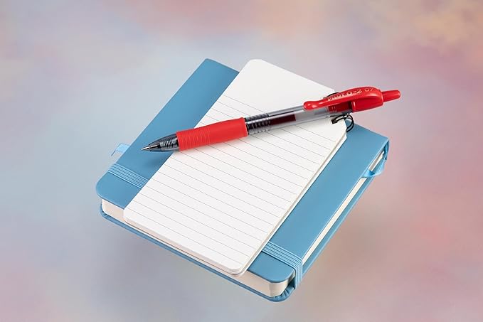 PILOT G2 Premium Refillable and Retractable Rolling Ball Gel Pens, Fine Point, Red Ink, 12-Pack (31022)