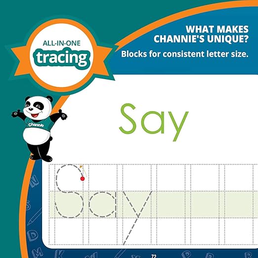 Channie’s Visual Dry Erase Flashcards for Pre-K Through First Grade Students’ to Learn to Trace, Practice &Write Their First 100 Sight Words, Ages 3+, 5.5” x 4.25