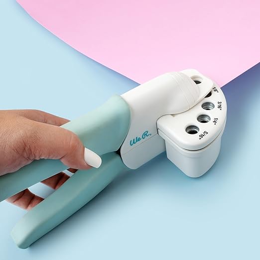 We R Memory Keepers, Crop A Dile Multi Hole Punch, with 1/16",1/8", 3/16", 1/4" and 5/16" Holes for Leather, Craft Paper, Fabric, Tin and More