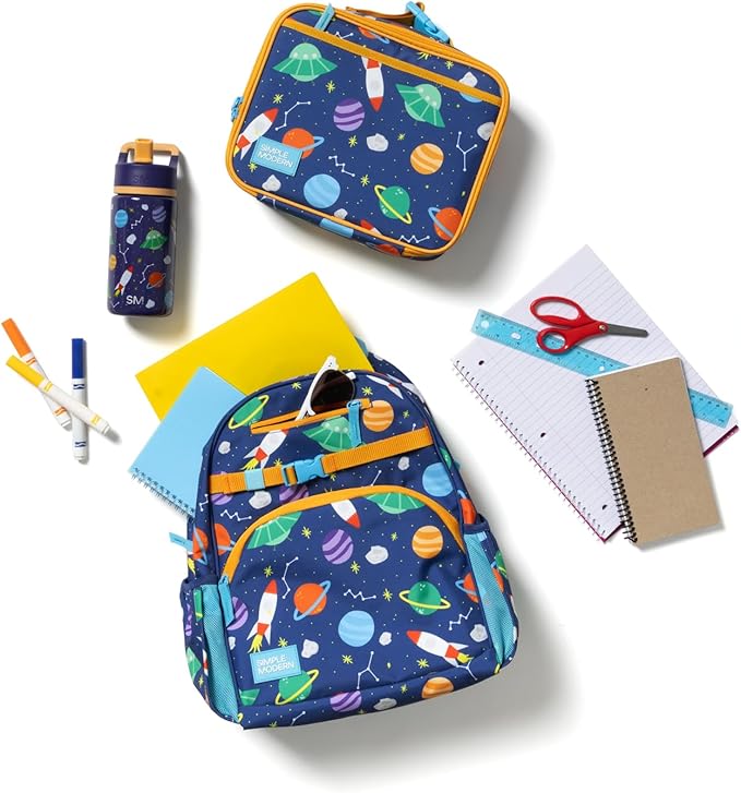 Simple Modern Medium Peppa Pig Toddler Backpack for School Girls and Boys | Kindergarten Elementary Kids Backpack | Fletcher Collection | Kids - 15" tall | Bubbles