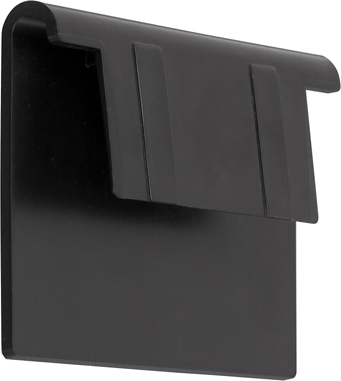 Akro-Mils 40410 Extended Label Holder for Akro-Mils Shelf Bins and ShelfMax Bins, Black, (24-Pack)