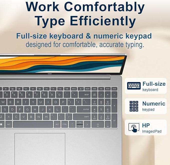 HP 15.6" FHD 1080p IPS Display Laptop | Intel i7-1255U 10-Core Processor | 32GB DDR4 RAM | 2TB PCIe SSD | Win 11 | WiFi 6 | 720P Camera with Privacy Camera Shutter | Thin Notebook for Work & Study