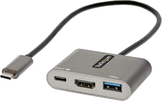 StarTech USB C Multiport Adapter for USB-C Enabled Devices (CDP2HDUACP2)