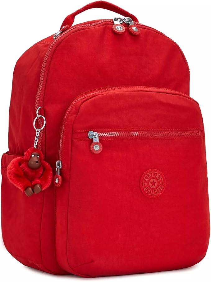 Kipling Women's Seoul 15" Laptop Backpack, Durable, Roomy with Padded Shoulder Straps, Built-In Protective Sleeve