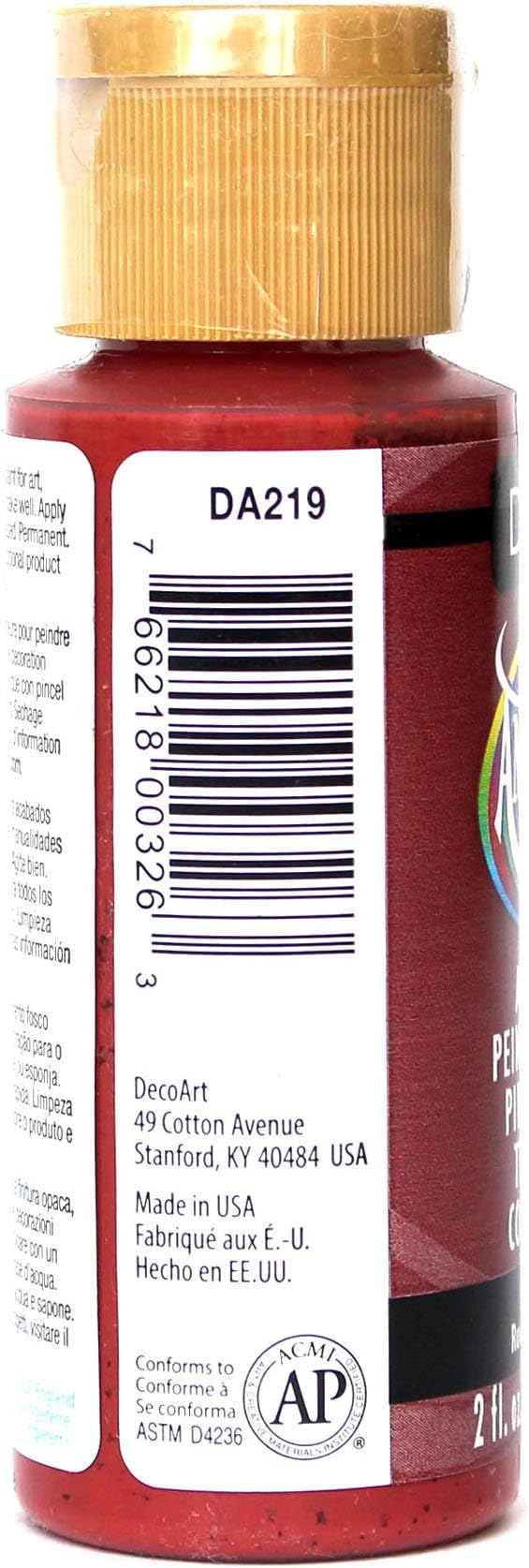 DecoArt Americana Acrylic Paint, 2-Ounce, Heritage Brick